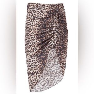 Veronica Beard high waisted tie skirt